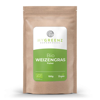 Bio-Weizengras Pulver, 150g - MYGREENZ